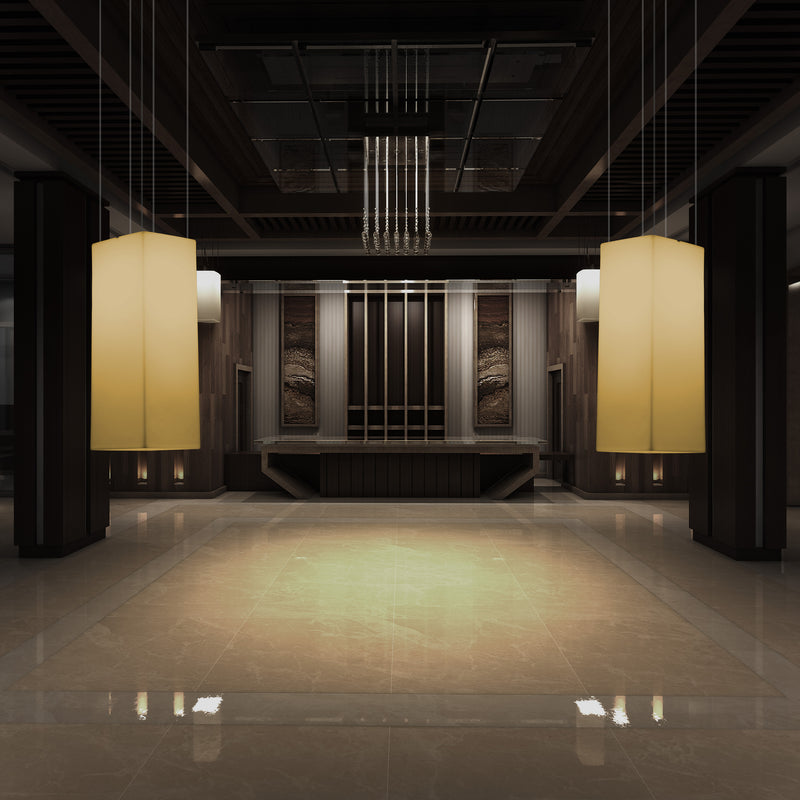 Suspension à LED, plafonnier moderne, 110 x 30 cm, E27, lumière blanche chaude