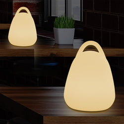 Lanterne de table décorative à LED chambre à coucher alimentée par secteur ampoule E27 blanc chaud