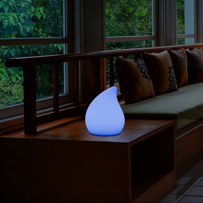 Lampe de table LED décorative intensité variable Lumière goutte 20cm couleur changeante télécommande