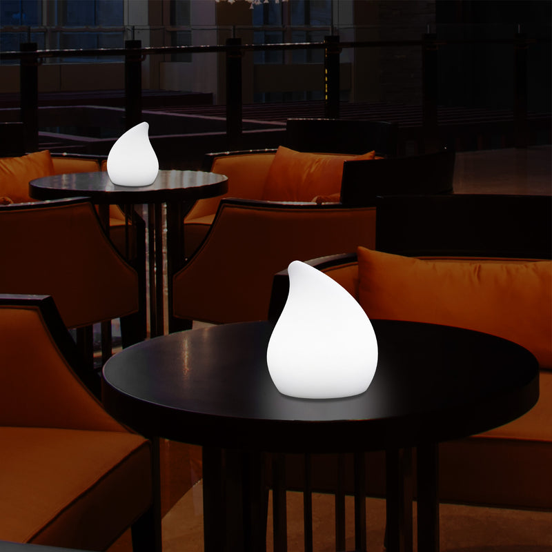 Lampe de table LED décorative intensité variable Lumière goutte 20cm couleur changeante télécommande