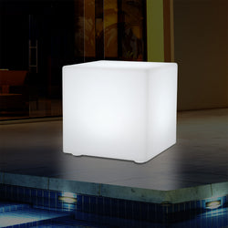 Tabouret à LED jardin extérieur 50 cm, lumière de 500 mm, lampe de patio 5V fonctionnant sur secteur