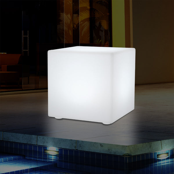 Tabouret à LED jardin extérieur 50 cm, lumière de 500 mm, lampe de patio 5V fonctionnant sur secteur