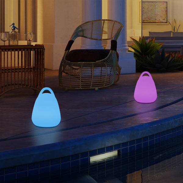 Lanterne jardin extérieur alimentée par le secteur Lampe de table décorative pour balcon terrasse 5V
