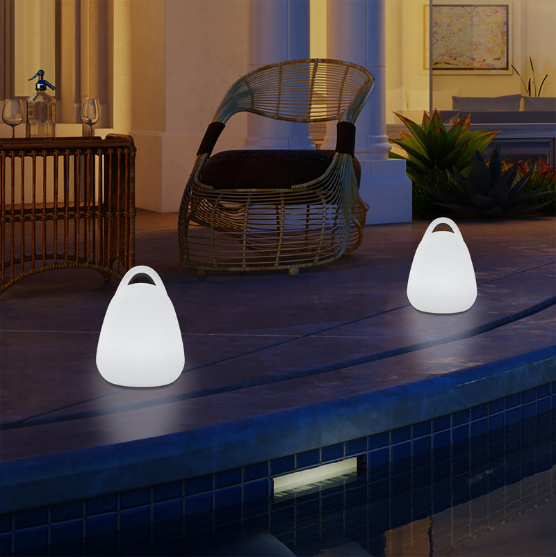 Lanterne jardin extérieur alimentée par le secteur Lampe de table décorative pour balcon terrasse 5V