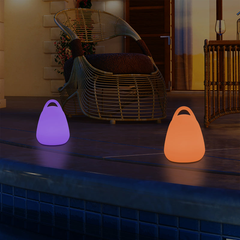 Lanterne jardin extérieur alimentée par le secteur Lampe de table décorative pour balcon terrasse 5V