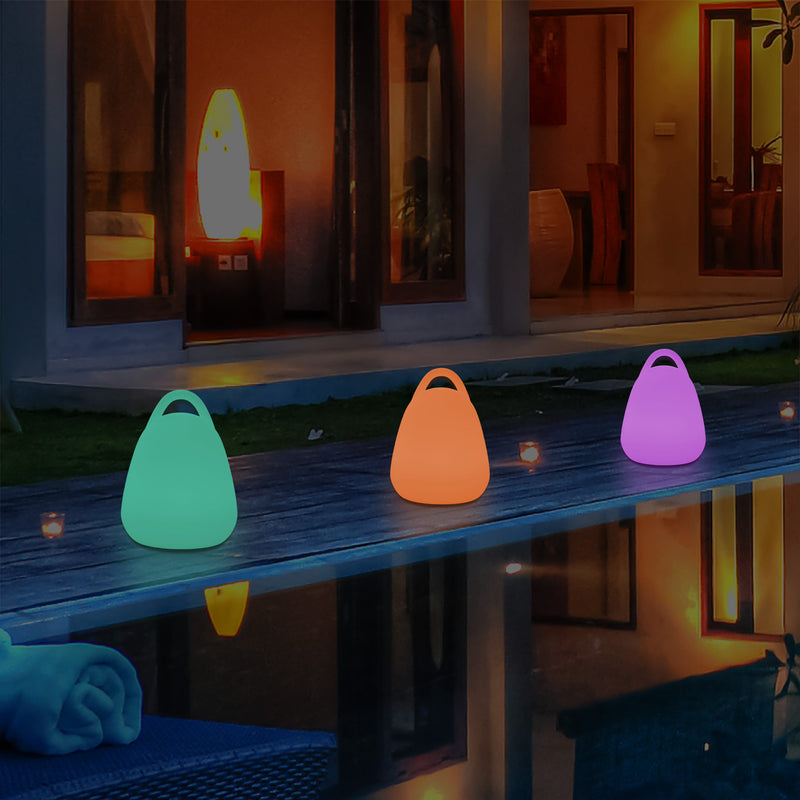 Lanterne jardin extérieur alimentée par le secteur Lampe de table décorative pour balcon terrasse 5V