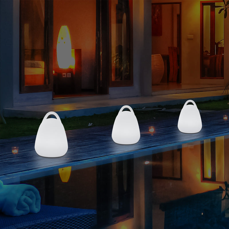 Lanterne jardin extérieur alimentée par le secteur Lampe de table décorative pour balcon terrasse 5V