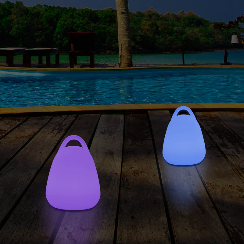 Lanterne jardin extérieur alimentée par le secteur Lampe de table décorative pour balcon terrasse 5V