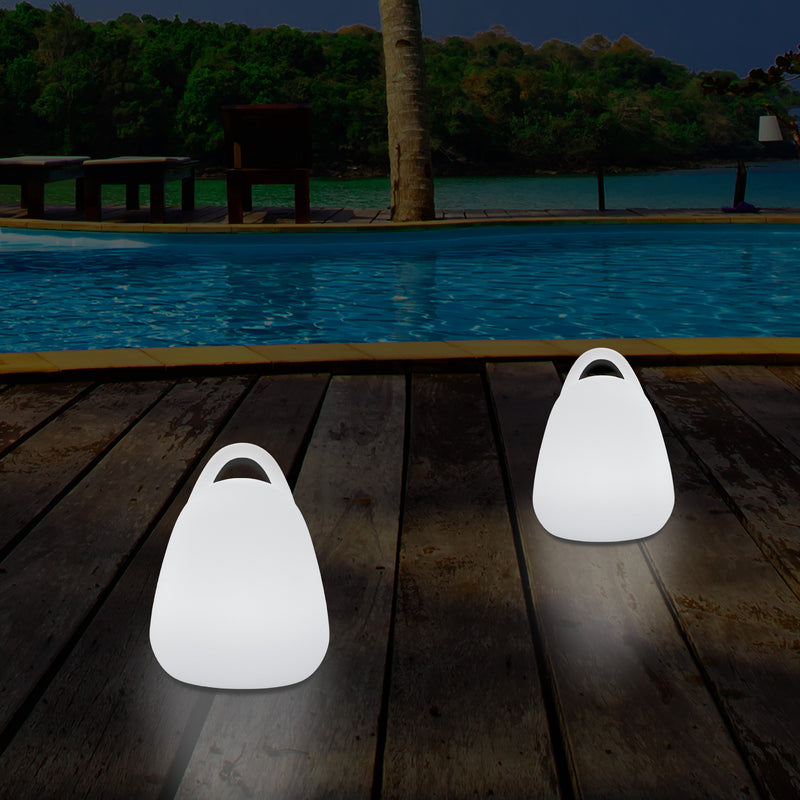 Lanterne jardin extérieur alimentée par le secteur Lampe de table décorative pour balcon terrasse 5V