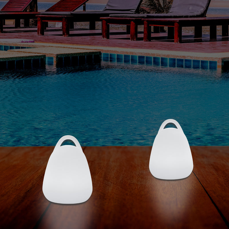 Lanterne jardin extérieur alimentée par le secteur Lampe de table décorative pour balcon terrasse 5V