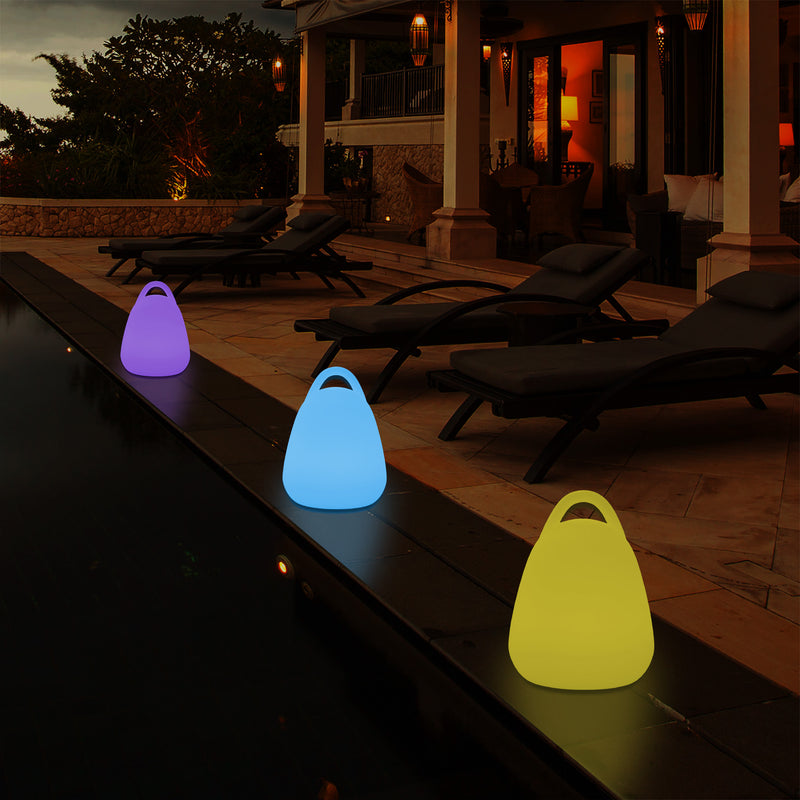 Lanterne jardin extérieur alimentée par le secteur Lampe de table décorative pour balcon terrasse 5V