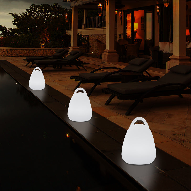 Lanterne jardin extérieur alimentée par le secteur Lampe de table décorative pour balcon terrasse 5V
