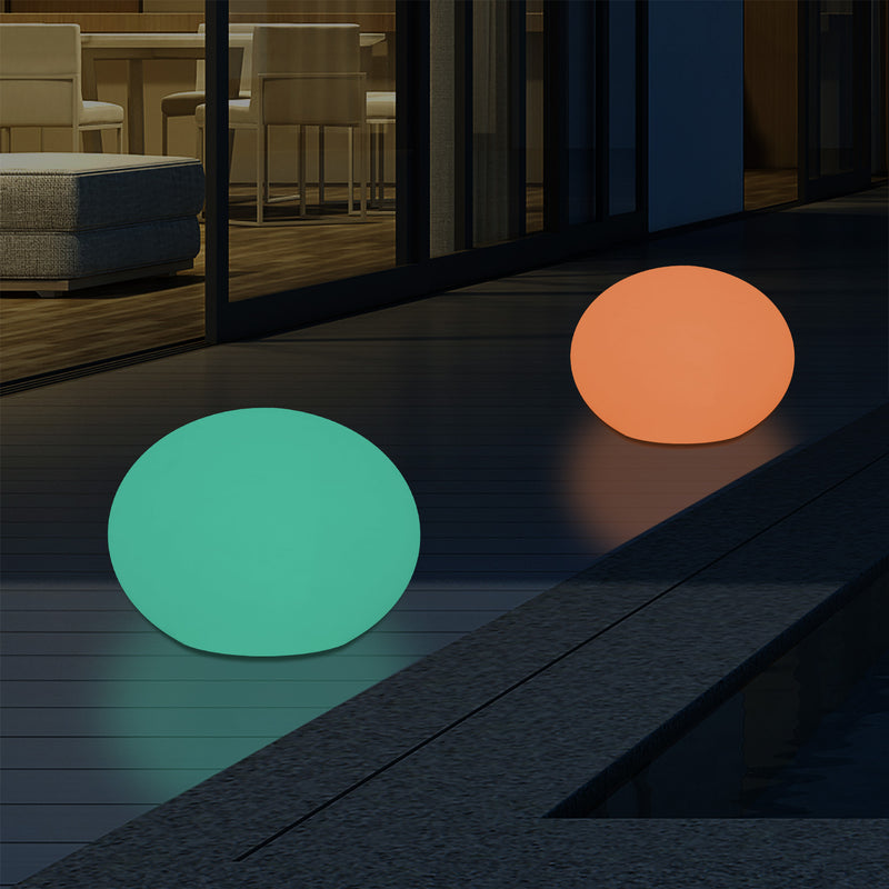 Lumière ovale décorative elliptique extérieur, jardin, patio, terrasse, balcon lampe sur secteur