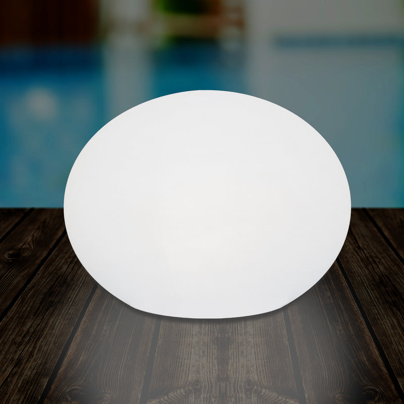 Lumière ovale décorative elliptique extérieur, jardin, patio, terrasse, balcon lampe sur secteur