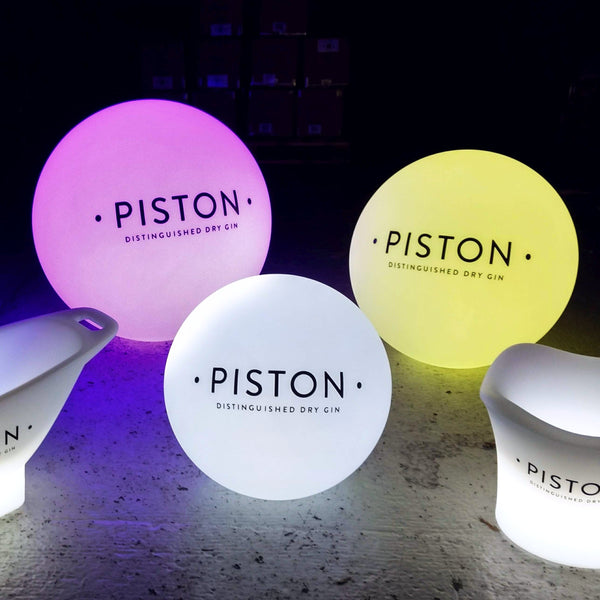 Lampadaire LED personnalisé éclairage d'enseigne publicité logo ou dessin Boule rétroéclairé