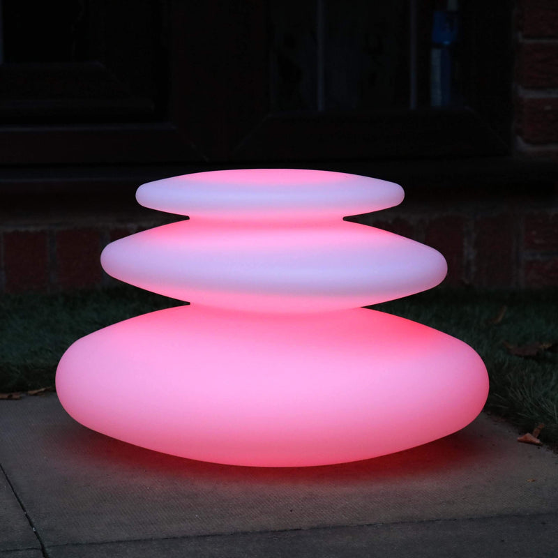 Lampe Décorative Extérieure sans Fil, Luminaire Design Multicolore Jardin