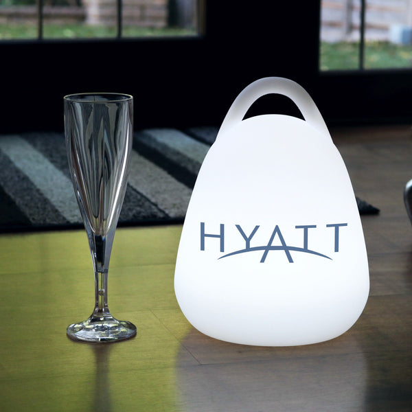 Lanterne LED moderne personnalisée avec logo Affichage d'enseigne promotionel Cadeau Lampe de table