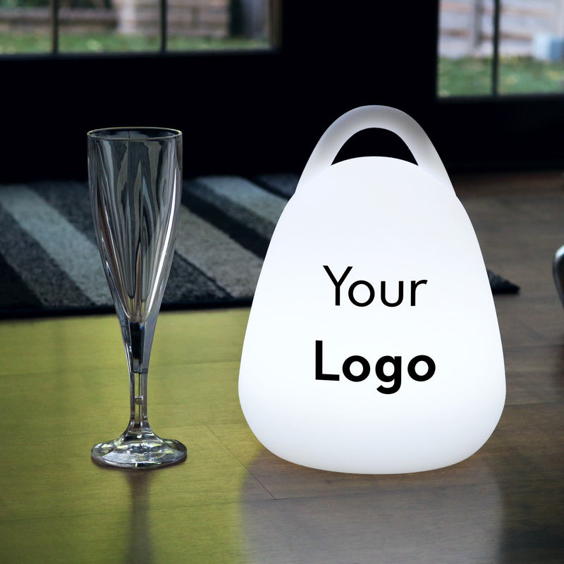 Lanterne LED moderne personnalisée avec logo Affichage d'enseigne promotionel Cadeau Lampe de table