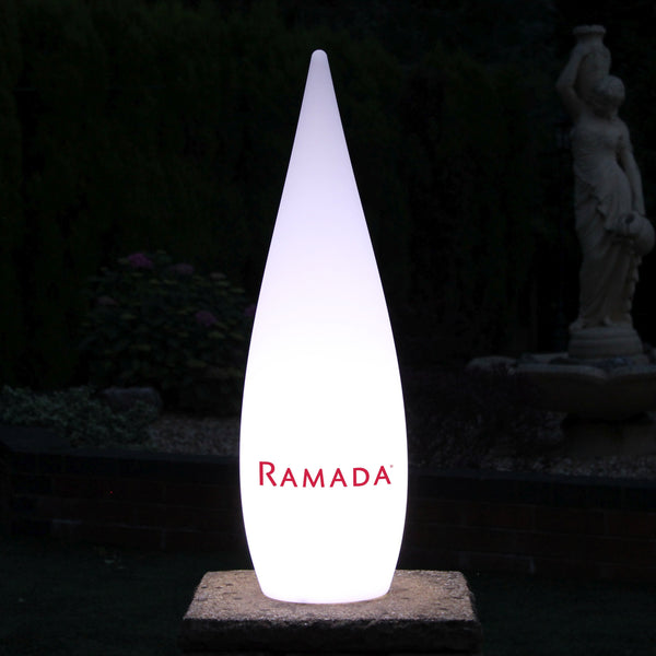 Grande lampe à poser sur pied LED Lampadaire designer extérieur sans fil jardin Publicité 120 cm