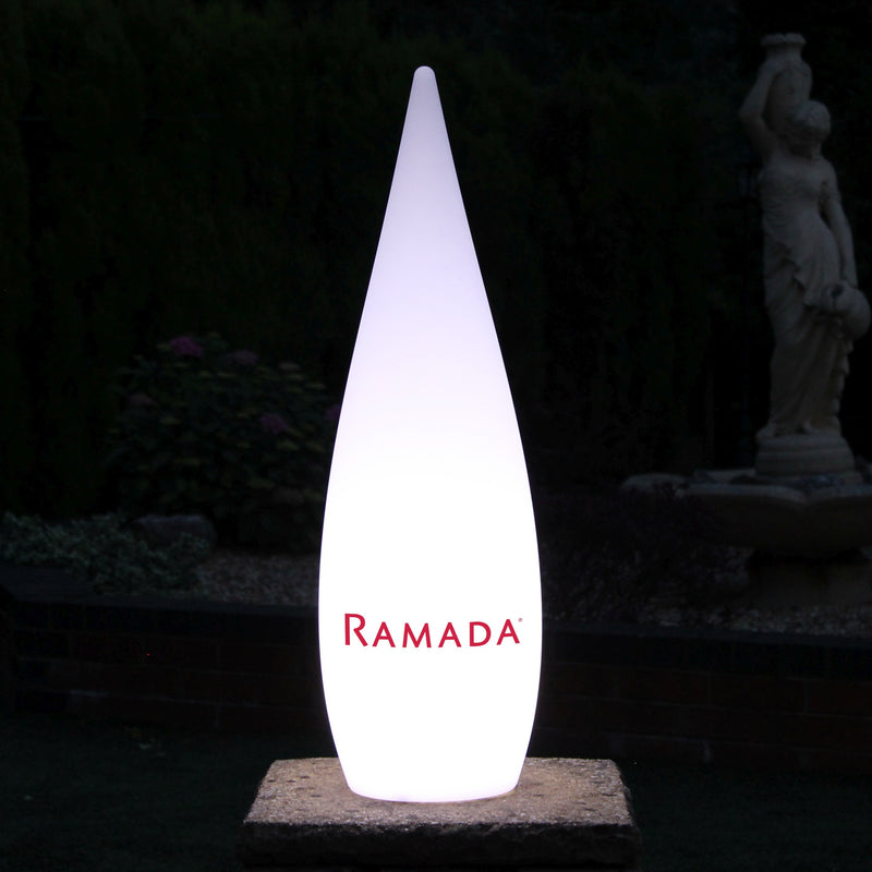 Grande lampe à poser sur pied LED Lampadaire designer extérieur sans fil jardin Publicité 120 cm